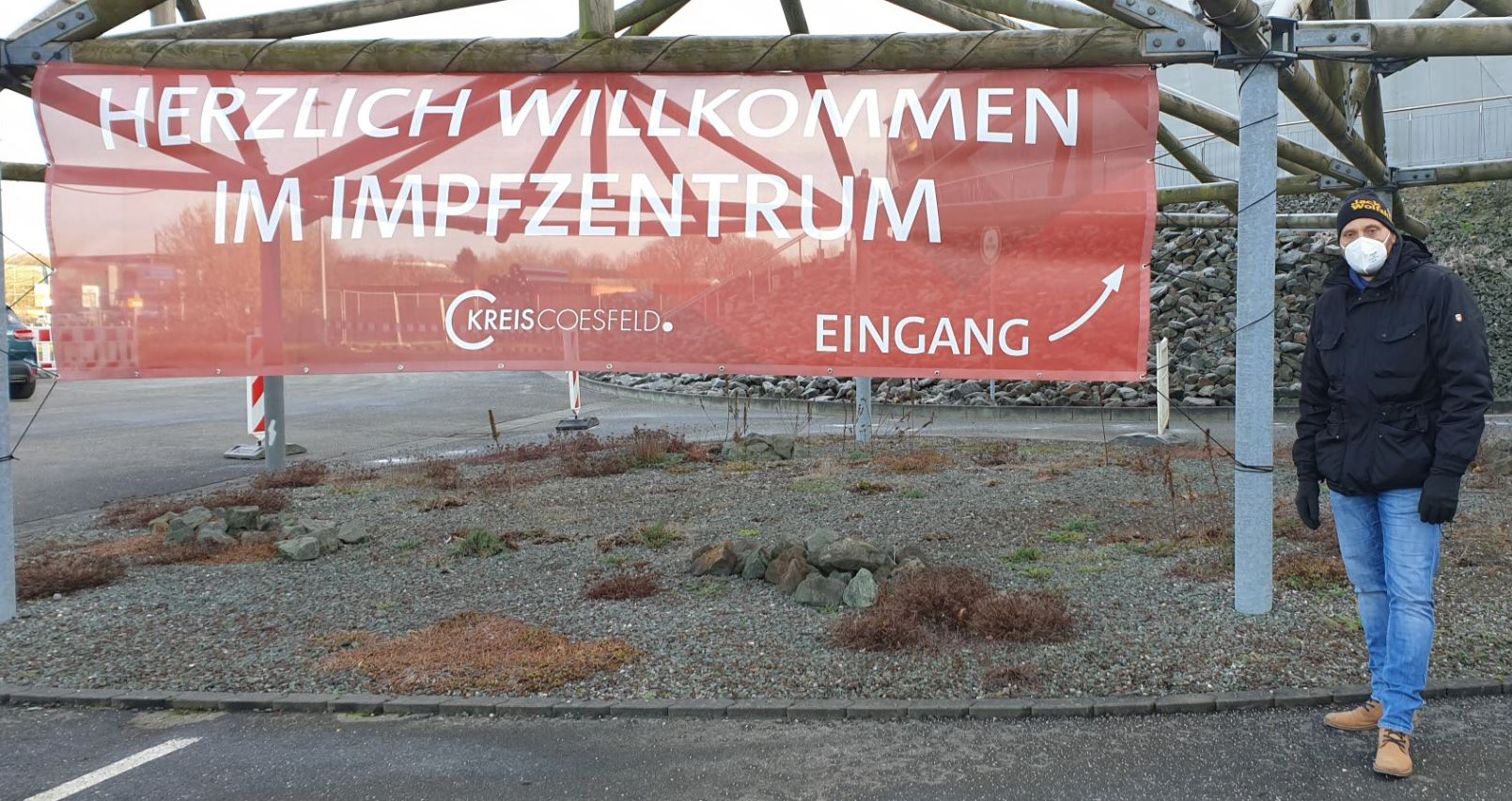 Christian Odenbrett ist ehrenamtlicher Impfhelfer