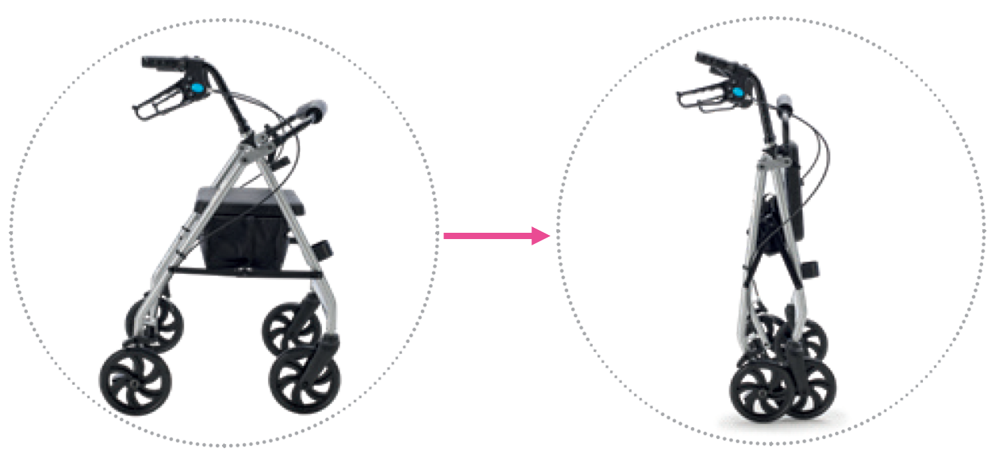 Der Dolomite Brass lässt sich zusammenfalten