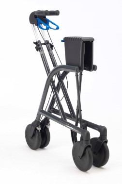 Rollator Dolomite Gloss zusammengefaltet