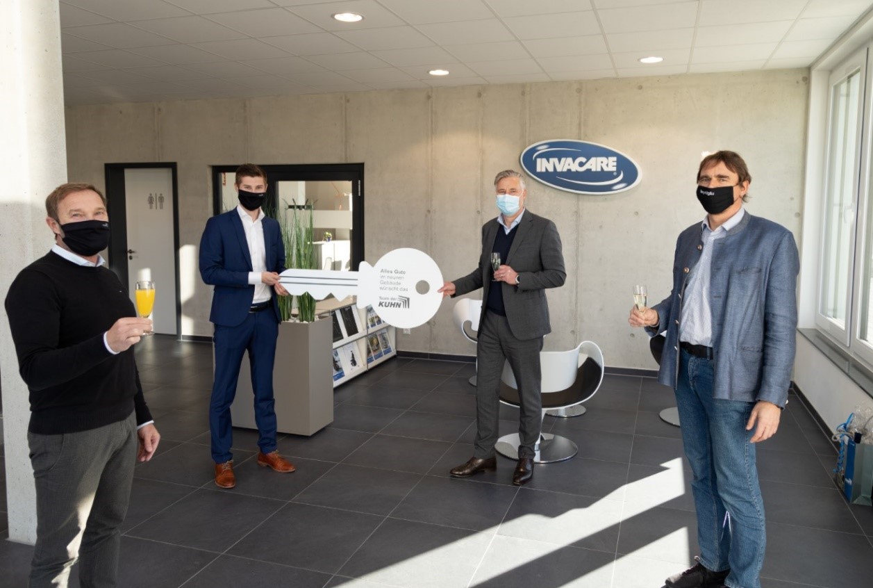 Invacare Schlüsselübergabe