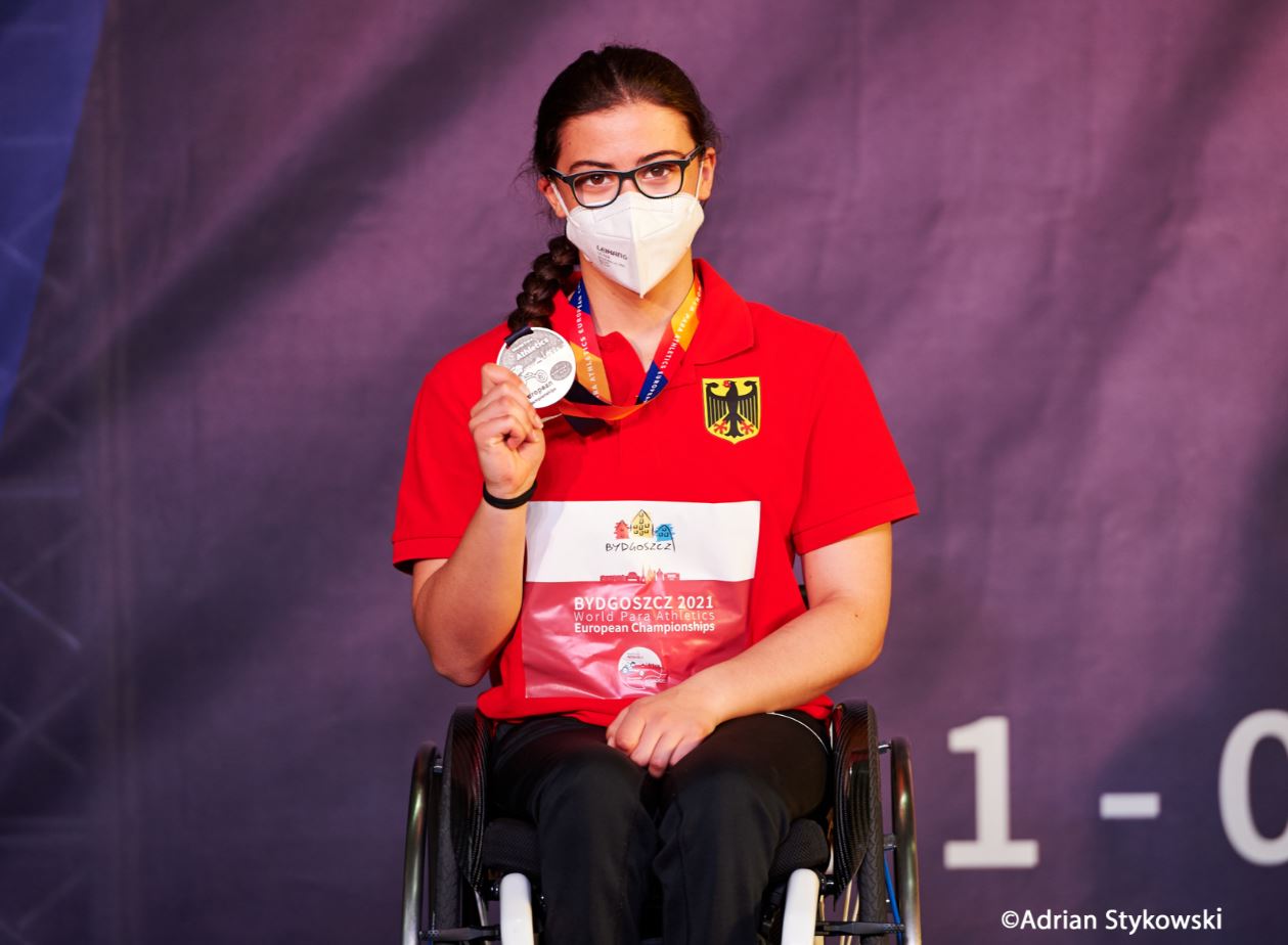 Merle Menje bei der Para Leichtathletik EM in Polen
