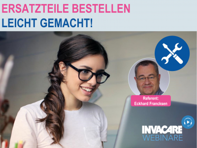 Invacare Direkt Webinar Ersatzteilkatalog