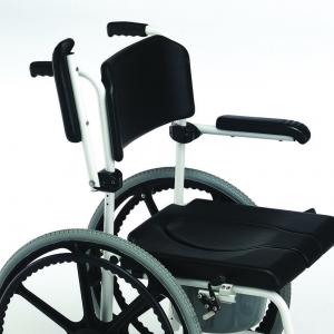 Toilettenrollstuhl Invacare Cascade H243 / Cascade H253 seitliche Ansicht