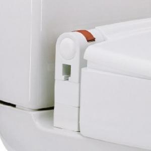 Toilettensitzerhöhung Aquatec 90000 Detailansicht Clipsystem 