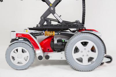 Elektrorollstuhl Invacare Storm4 X-plore ULM Detailansicht Räder