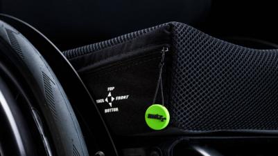 Sitzkissen Invacare Matrx Libra (Detailansicht Seitentasche)