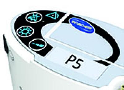 Sauerstoffkonzentrator Invacare Platinum Mobile (Detailansicht Display)