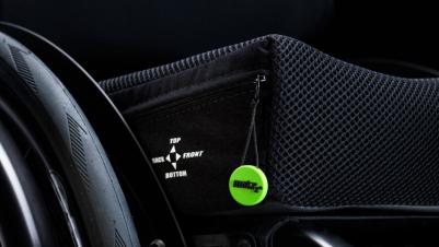 Sitzkissen Invacare Matrx Libra (Detailansicht Seitentasche)